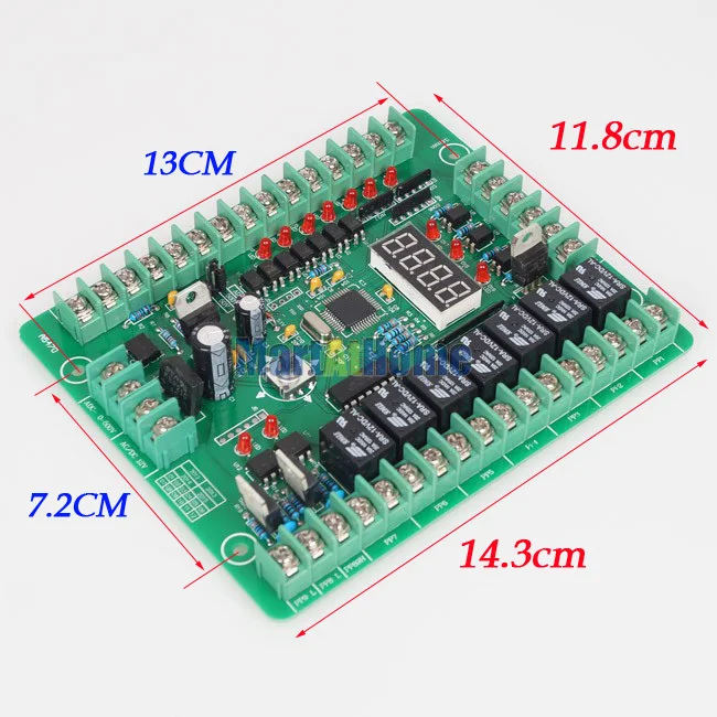 UC536 программируемый логический контроллер PLC модуль вход 12 В DC pwm шаговый двигатель драйвер релейная плата@ CF