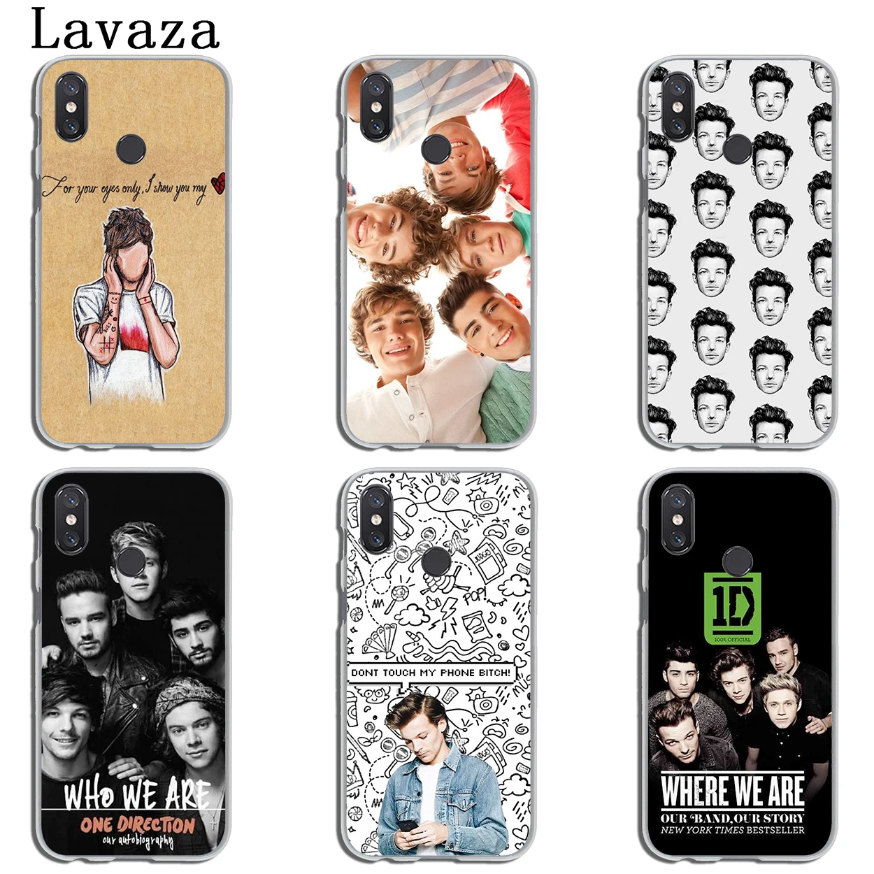 Lavaza One Direction 1d Louis Tomlinson Hard Phone Case for Xiaomi MI A2 A1 8 SE 6 6X 5 5X 5S Plus MIX 2S Mi8 MiA1 MiA2 Cover