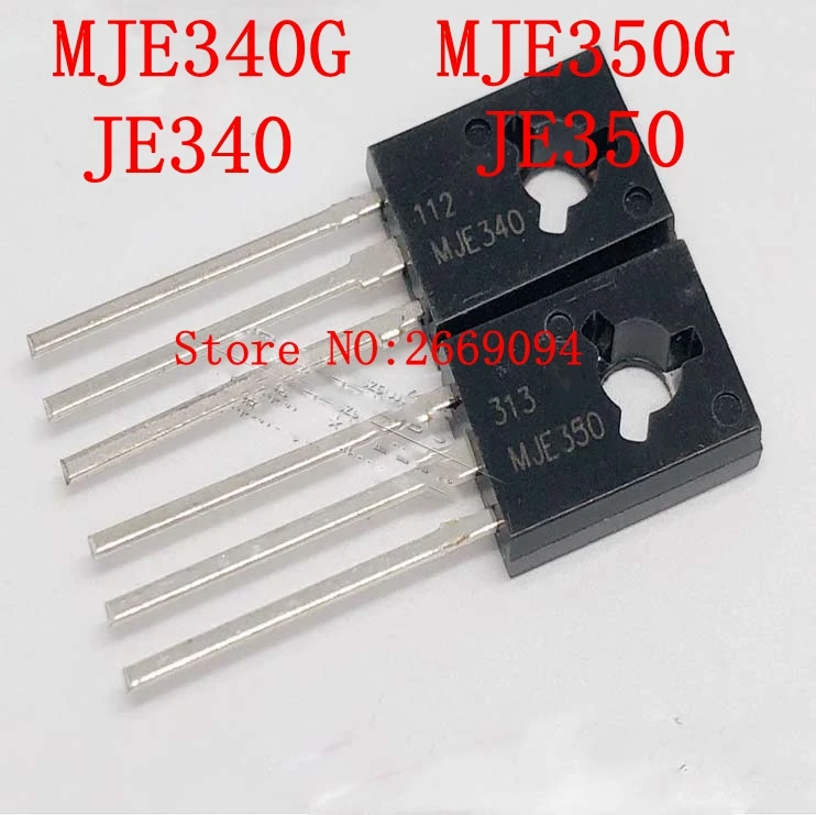 

10pcs (5PCS MJE340 + 5PCS MJE350 ) TO-126 KSE340 KSE350 MJE340G MJE350G JE340G JE350G TO126 new original amplifier tube