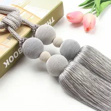 Europe style Curtain Accessories Classic crystal tiebacks Home window decor tassel hanging balls buckle curtain strap CA016&30