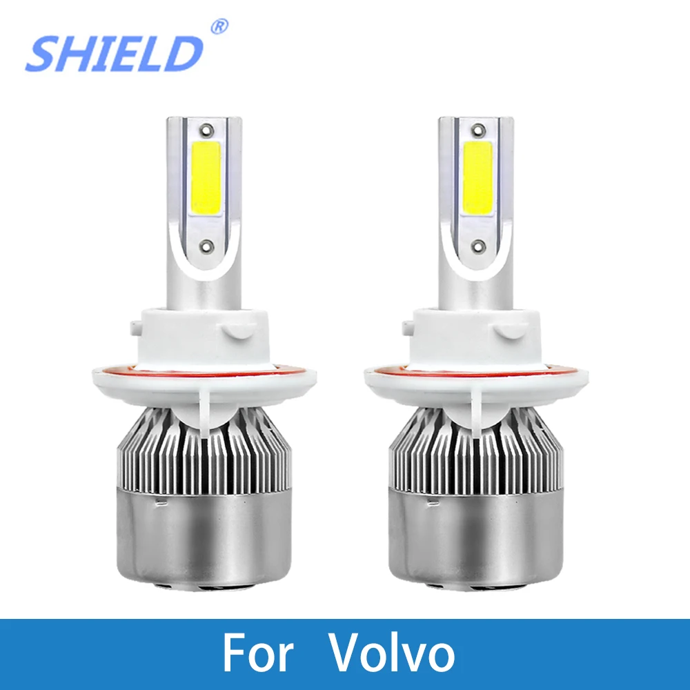 

2Pcs LED H7 H1 Car Bulb LED H4 H11 9005 HB3 9006 HB4 6000K 8000Lm 72W 12V LED Voiture For Volvo XC70 S60 S80 V40 V70 S40 XC90