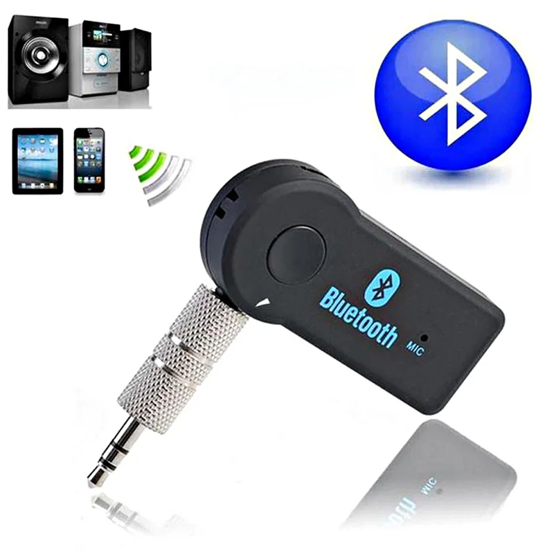 Wireless Car Bluetooth Receiver Adapter 3.5MM AUX Audio Stereo Music
