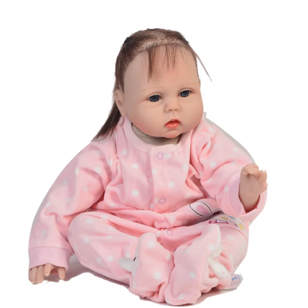 55 см Силиконовые Reborn куклы Baby живой реалистичный Boneca Bebe реалистичные настоящая