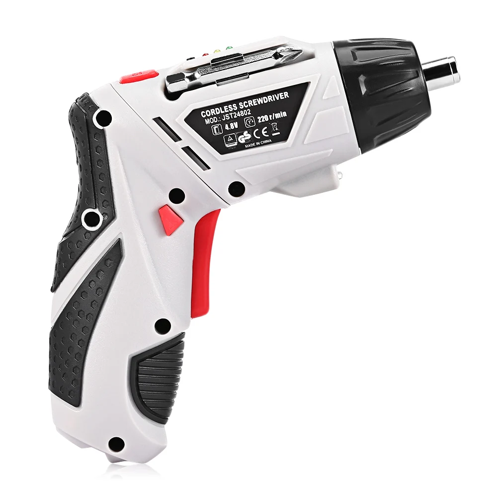 JOUSTMAX Handheld Cordless Electric Screwdriver 4.8V Chargeable Battery