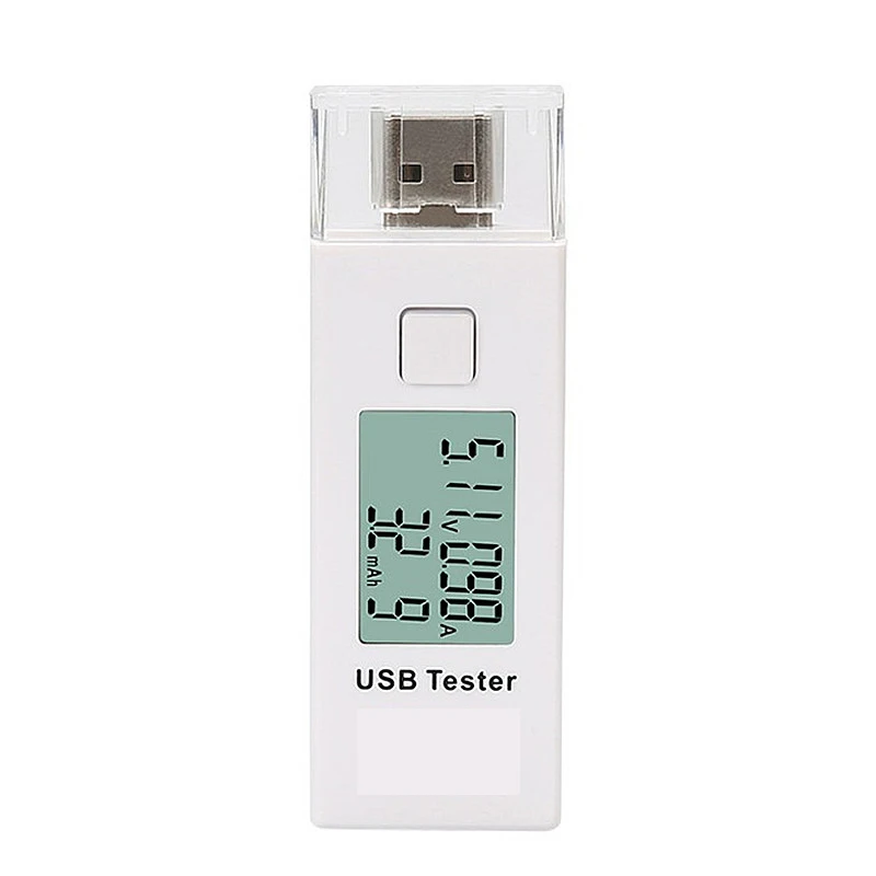 With Backlight DC Voltmeter 3-9V 0-3A 0-9999mAh Digital LCD Display USB Tester Charger Current Voltage Capacity Tester DC Voltm