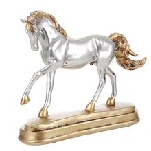Лошадь декоративные изделия из смолы Европейские предметы интерьера гостиной украшения творческие подарки