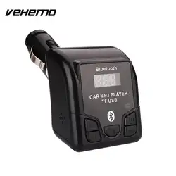 Vehemo 12 В Bluetooth гарнитура для авто mp3 ЖК-дисплей плеер передатчик Беспроводной Радио адаптер