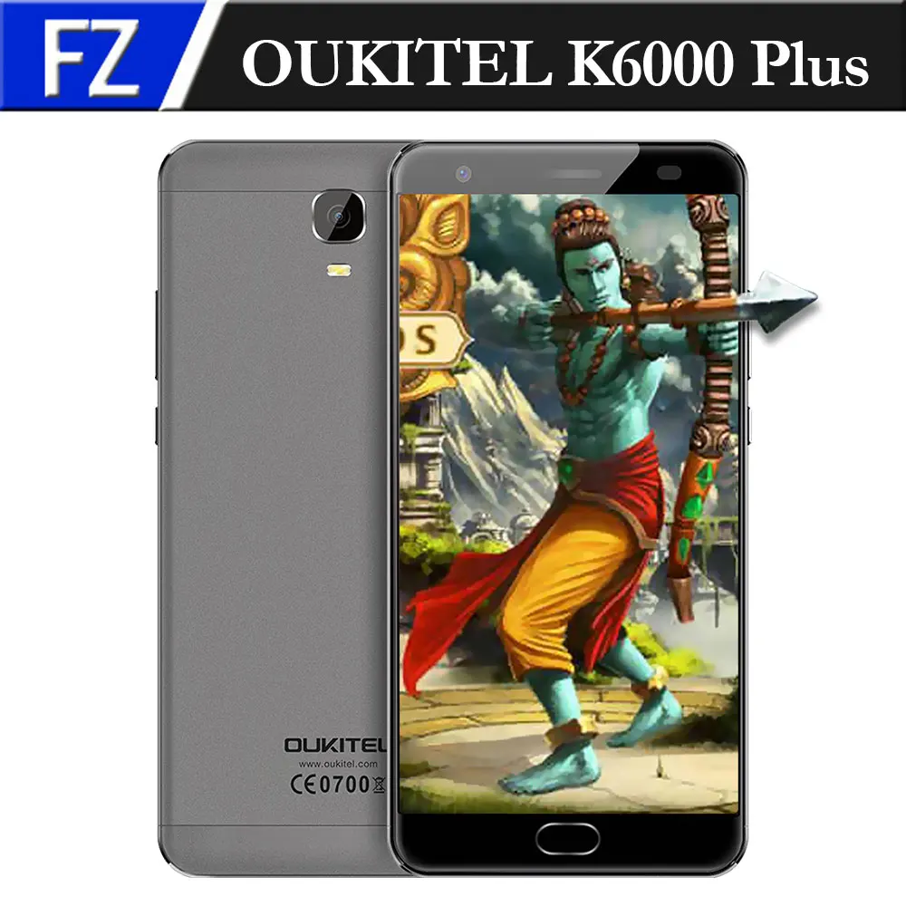 2017 OUKITEL K6000 Плюс 5.5 &quotFHD MTK6750T окта ядерный Android 7.0 4 Г 16MP КАМЕРА ГБ RAM 64 ROM Touch ID 12 V/2A QC 6080