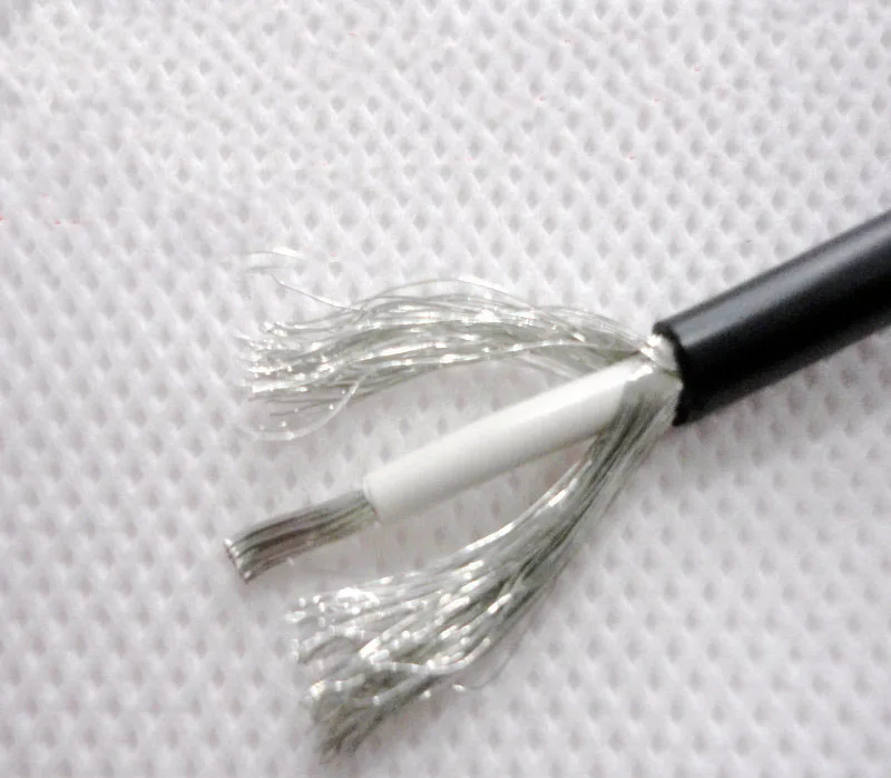 

Free shipping 5M Black Audio signal Cable 28/26/24AWG UL1533 Single core shielded wire