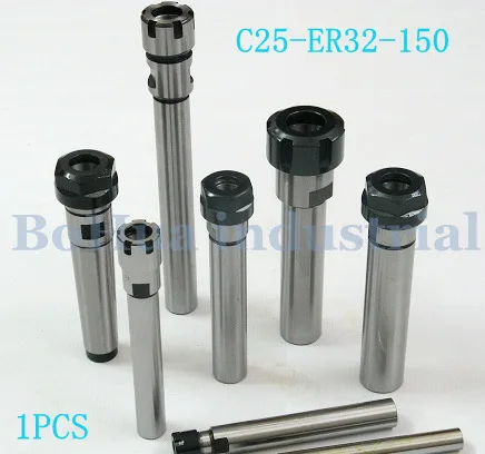 

C25-ER32-150 Collet Chuck Holder Extension Straight Shank for ER32 Collet with ER32 Nut