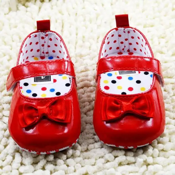 con primeros niños en de zapatos de Caminante de para mariposa Infantiles PU Zapatos 2016 Primeros zapatos Sapatos Top caminantes rojos niñas bebé bebés PqwpAp0