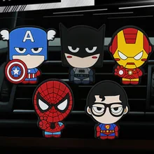 Автомобильный освежитель воздуха с героями мультфильмов, ароматизатор лимонного эфирного масла, украшение интерьера автомобиля