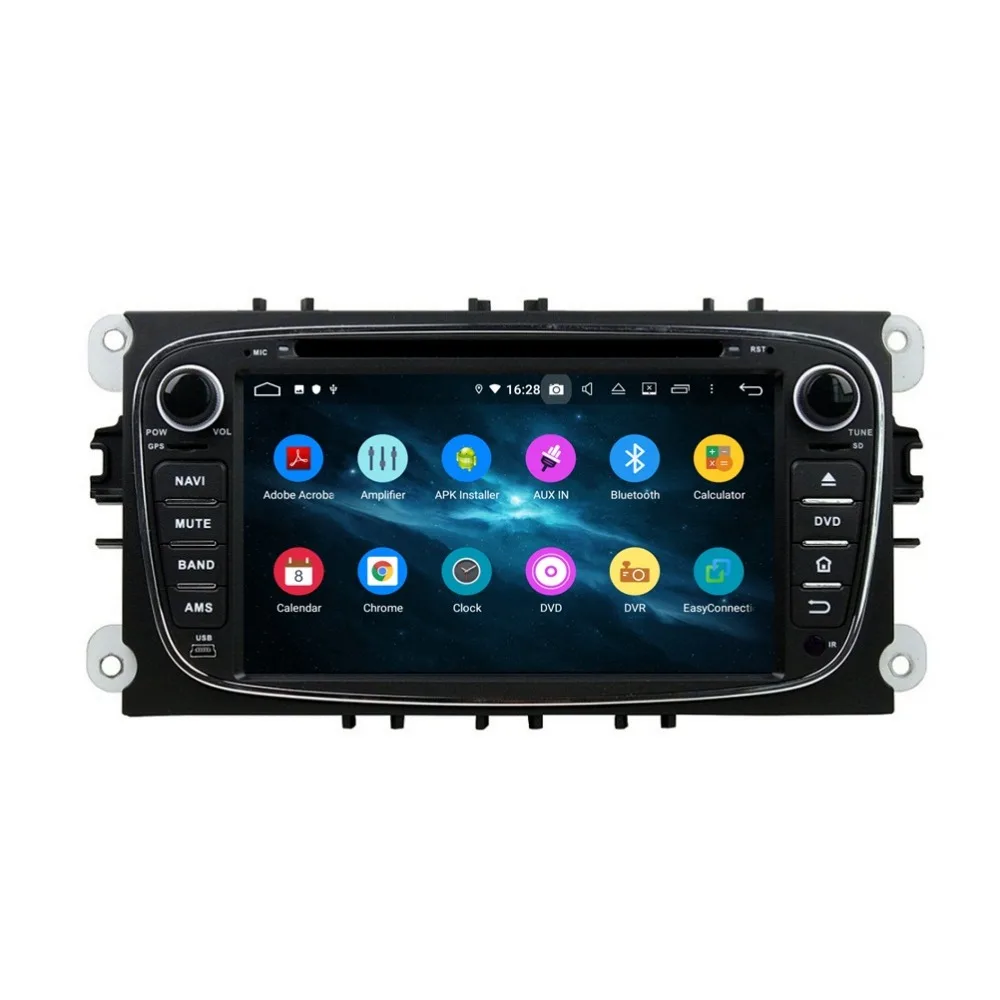 Sale 4GB RAM Octa Core 7" Android 9.0 Car Radio DVD Player for Ford Focus 2008 2009 2010 GPS WIFI Bluetooth 4.2 USB Mirror-link 4