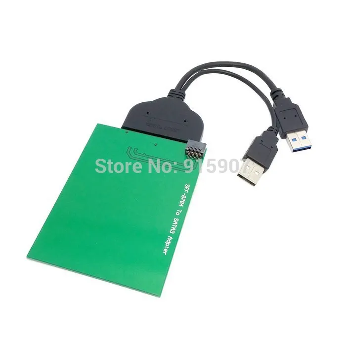 

Chenyang USB 3.0 to SATA 22pin 2.5" Hard Disk to WD5000MPCK SFF-8784 SATA Express SSD Adapter