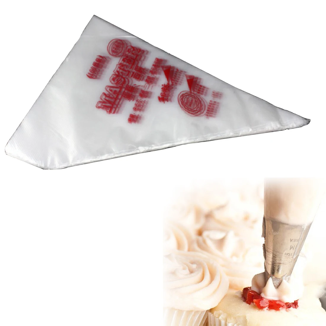 

100PCS Food Grade Big Size Pastry Bag Nozzles Cupcake Dessert Baking Cream Cake Tools Candy Cake decorations