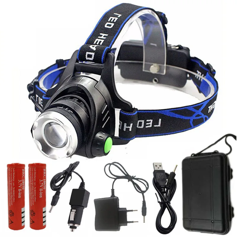

Litwod Z30 ship from Russianled headlamp l2 t6 zoomable Headlight Head torch adjustable head lamp use 18650 battery