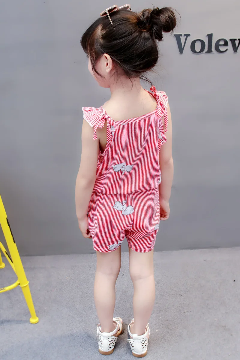 (4 sets/lot) New 2018 Summer Girls' Clothing Sets Striped T-shirt & Shorts Baby Girl 2 PCs Set 8042615 HTB1uIMbeDqWBKNjSZFAq6ynSpXaY - (4 sets/lot) New 2018 Summer Girls' Clothing Sets Striped T-shirt & Shorts Baby Girl 2 PCs Set 8042615