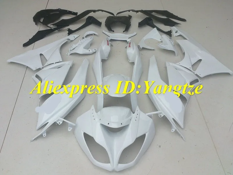 

Injection mold Fairing kit for KAWASAKI Ninja ZX6R 09 10 ZX6R 636 2009 2010 Cool white ABS Fairings set + gifts SD34