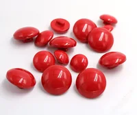 10mm-34mm mushroom head button all-match high-grade resin coat buttons red sweater button 20pcs 1