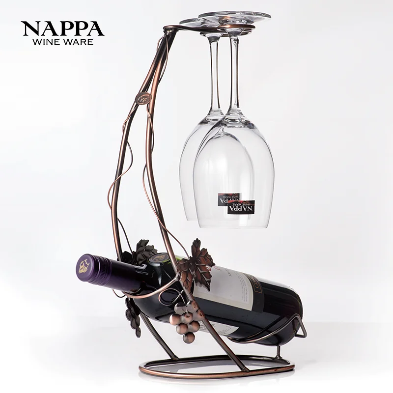 Fashion Wine Rack Goblet Rack Wine Cup Holder Decoration Creative Hanging Cup Holders Grape Vine