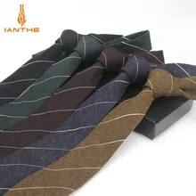 Модные мужские галстуки новые полосатые мужские обтягивающие галстук галстуки Свадебные винтажные галстуки на шею 6 см узкие вечерние галстуки на шею для мужчин