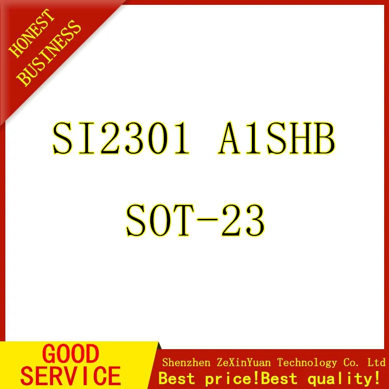 100pcs Si2301ds Sot23-3 Si2301 Marking A1shb - Battery Accessories ...
