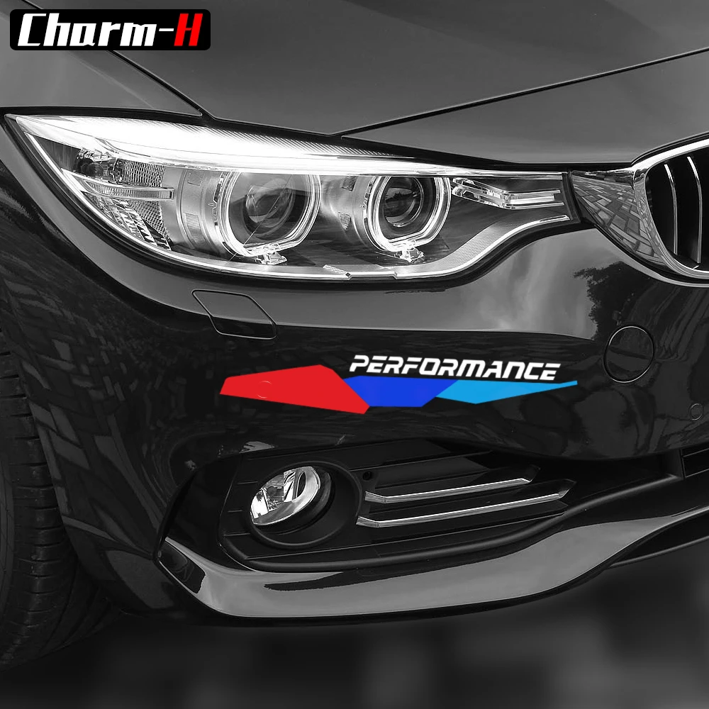 Наклейки для переднего бампера BMW e90 e46 e39 e60 f30 f31 g30 e53 f16 f10 f34 x3 x4 x5 e70 f15 M3 M5 Z4 2