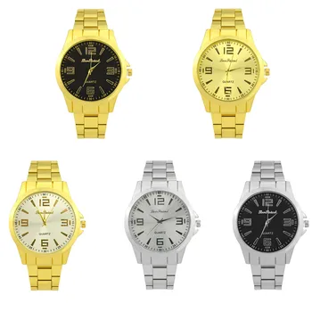 

Fashion Stainless Steel Men's Quartz Watch Luxury Casual Watch Clock Men's watch Wrist Party decoration suit Dress Watch gifts