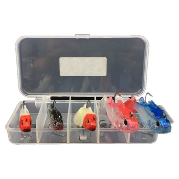 

Single-Tailed Lead Bait Multi-Color Lure Set Simulation Soft-Fish Lure 5Pc Lure Fishing Set Fishing Accessories