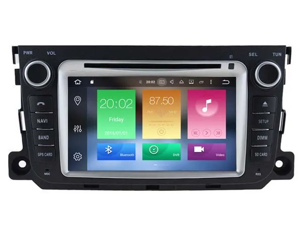 Flash Deal Ips screen Android 8.0 Car Dvd Navi Player FOR MERCEDES-BENZ SMART 2010-2014 gps suto stereo audio multimedia 1
