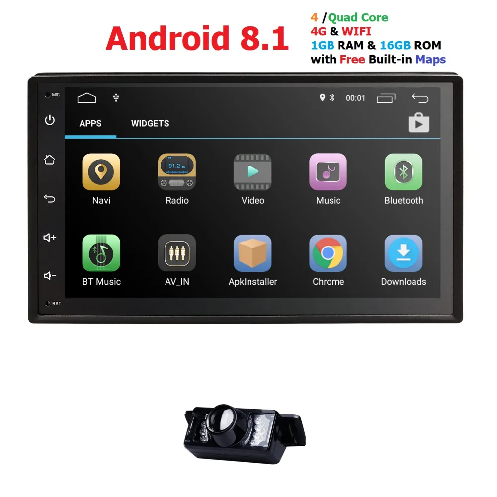 Hizpo 2din Android 8 1 Universal GPS font b Radio b font Stereo Audio Car Multimedia