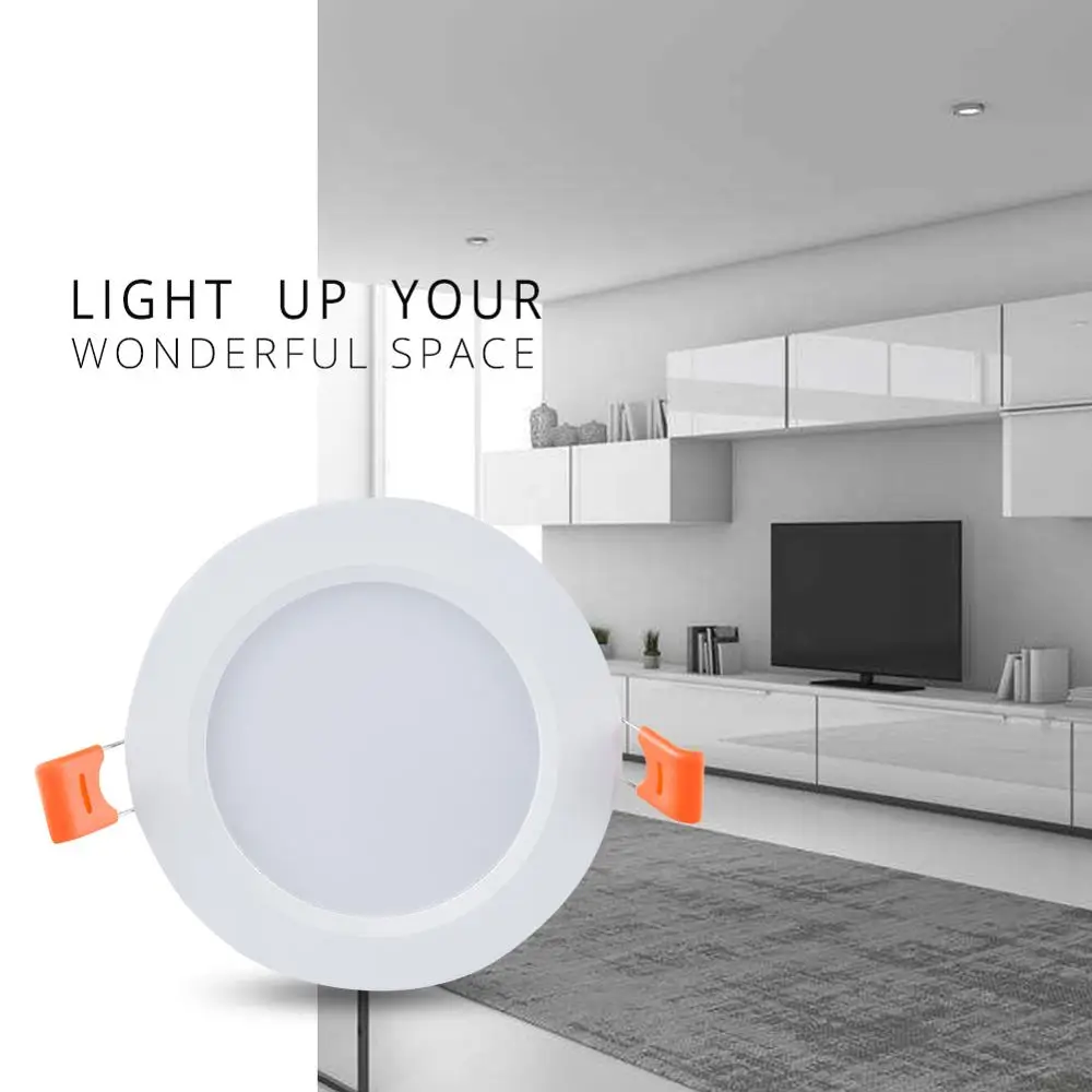 10New 12W16W24W Led Ceiling Light Led Ceiling Lamp for Living Room Crystal Lamp Led Lights for Home Warm  Cool White