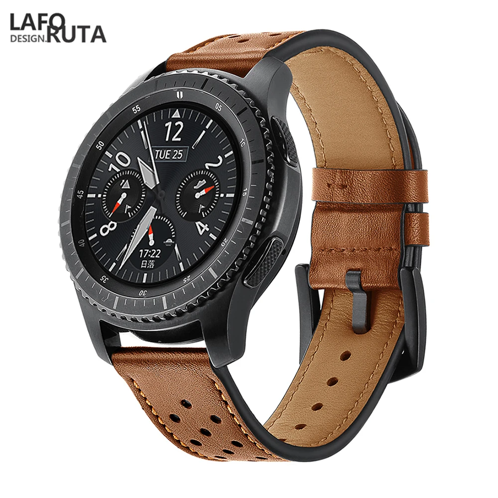 Laforuta 22 ремешок для часов, мм для samsung Шестерни S3 Frontier/s3 Classic/galaxy watch 46 мм/Xiaomi Huami Amazfit темп группа смотреть кожи