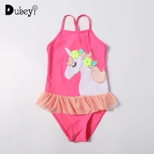 Купальный костюм с единорогом; одежда для отдыха для девочек; цельнокроеная Одежда для маленьких девочек; летний купальный костюм с единорогом для отдыха; пляжные вечерние костюмы