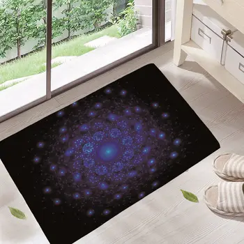 

Rug Entrance Graffiti Elements Aztec Geometry Pattern Bathroom Doormat Carpet Indoor Mat Anti Skid Shag Shaggy Bath Shower MaT