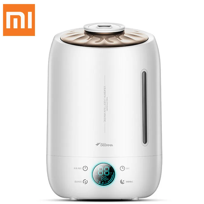

Dem-f500 Ultrasound Air Humidifier 5l Silent Aromatic Manufacturer Led Fog Synchronization Function Tactile Display Home Water