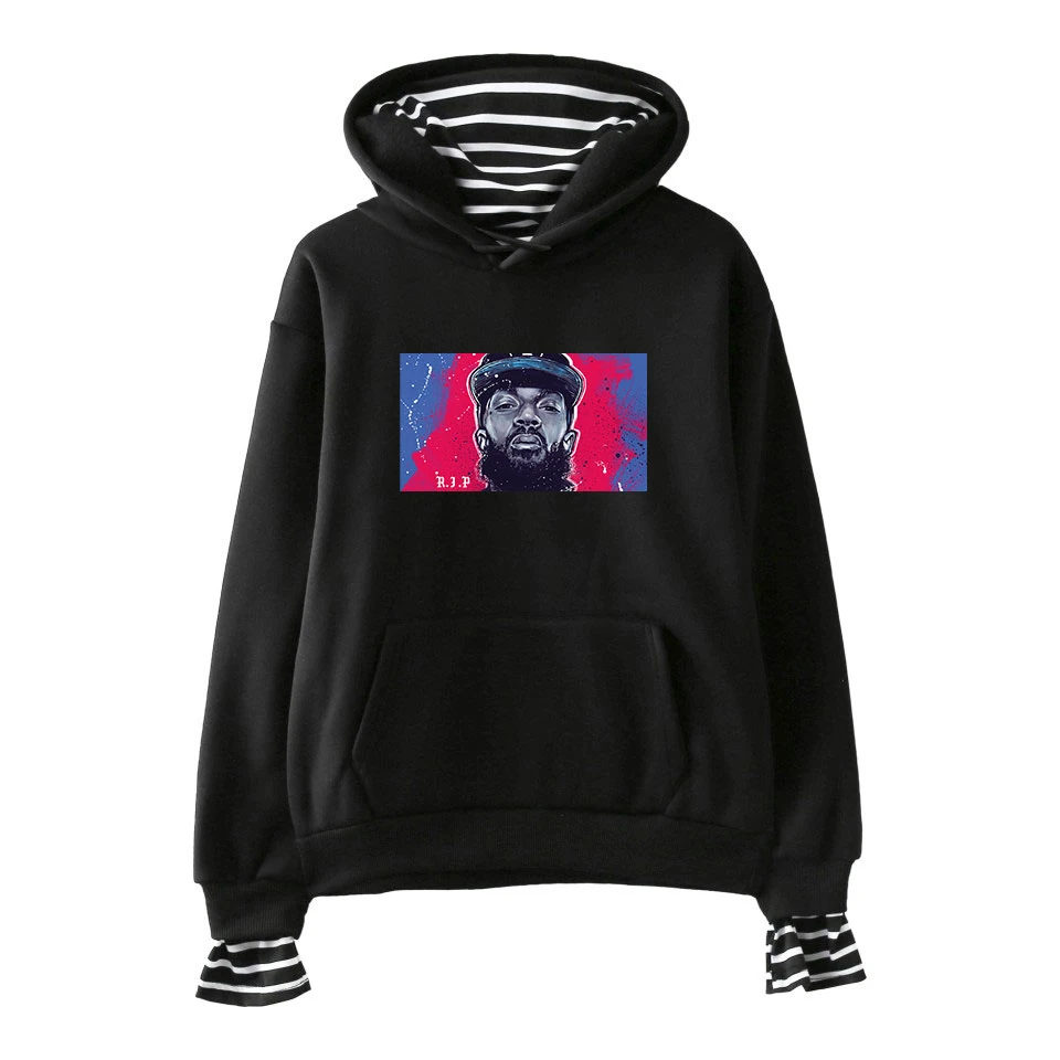 LUCKYFRIDAYF Nipsey Hussle толстовки Harajuku уличная Толстовка толстовки хип хоп Kpop повседневные Парные толстовки для пар