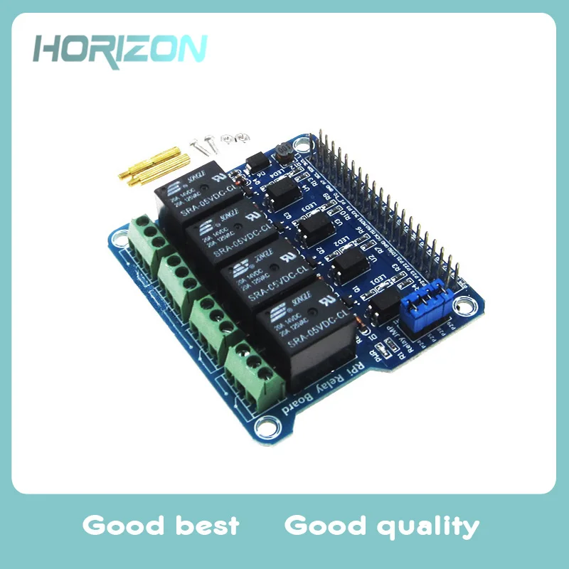 

4-Channel Relay Shield Board extension board for Raspberry Pi A+/B+/2 B/3B