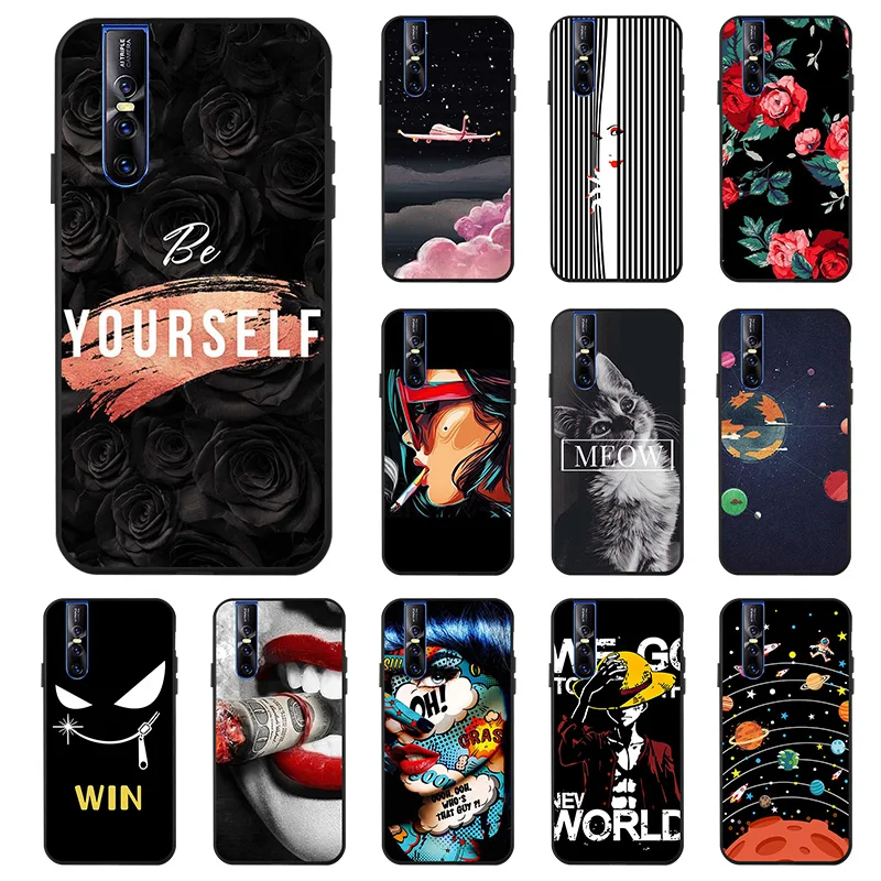 

Silicone Tpu Phone Case For Vivo IQOO X27 X23 V15 Pro V11 V9 Cases 3D Painted Soft Cover For Vivo Y91 Y81 Y85 Fundas Coque Capa