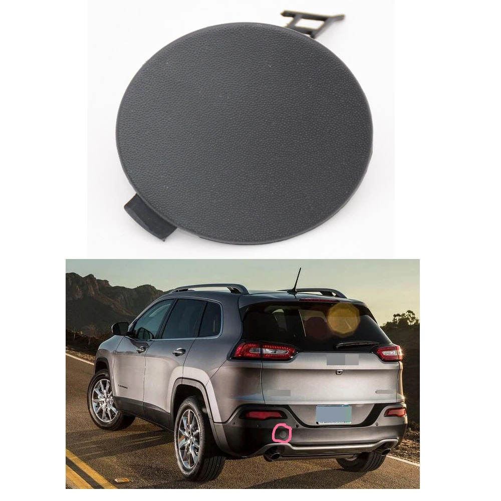 1 PC New Rear Tail Bumper Tow Hook Cover Eye Cap for Jeep Cherokee 2014