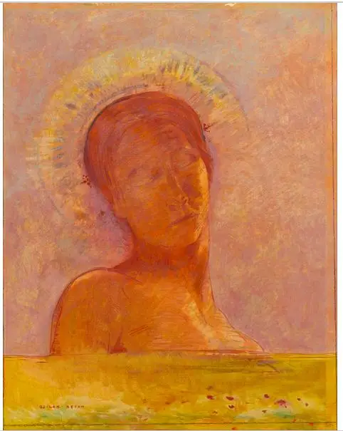 Closed Eyes - By Odilon Redon