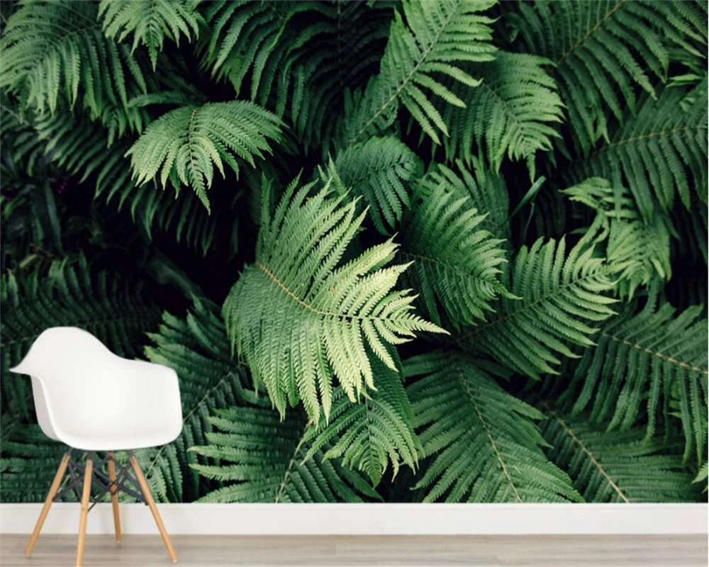 Настройка любого размера 3D фреска обои тропические растения гостиная комната фон Настенные обои для стен 3 d behang Beibehang