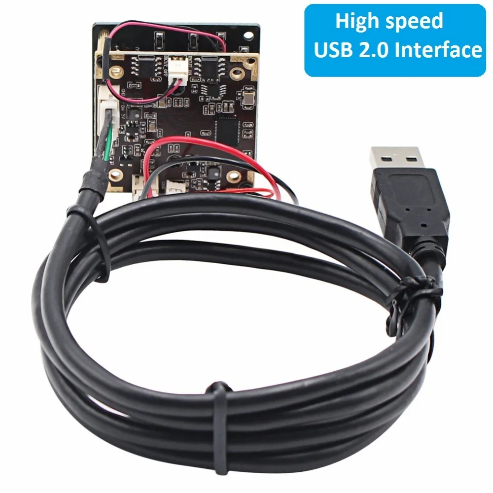  ELP High Speed 2MP CMOS OV2710 Module Wide View Angle Fisheye UVC Android Linux IR Led Board Night  - 32831755338