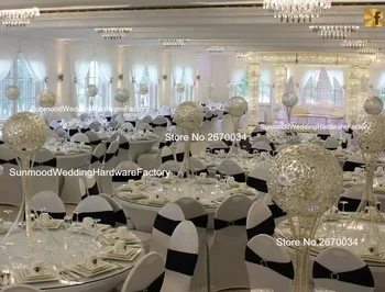 

new style mental tall vases for centerpieces wedding
