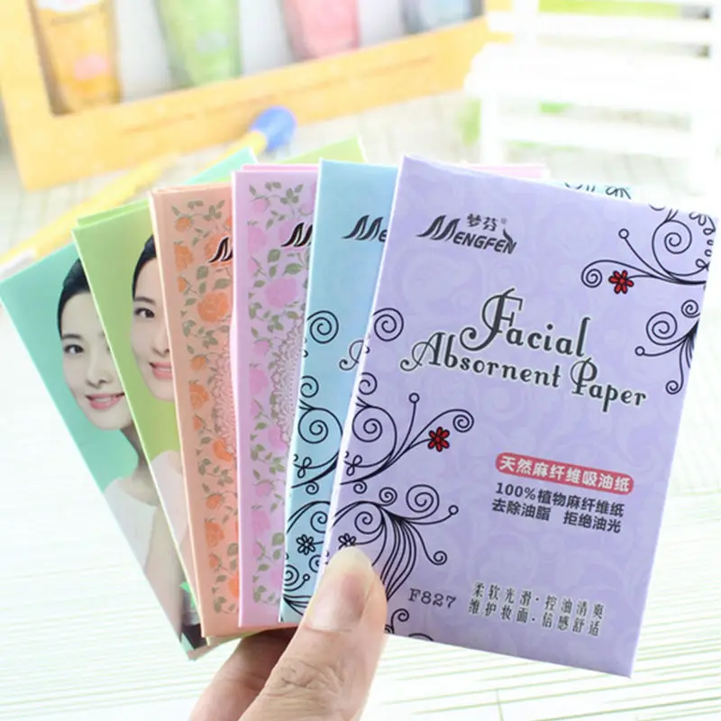 2 Pack Tissue Papers Powerful Makeup Cleaning Oil Absorbing Face Paper