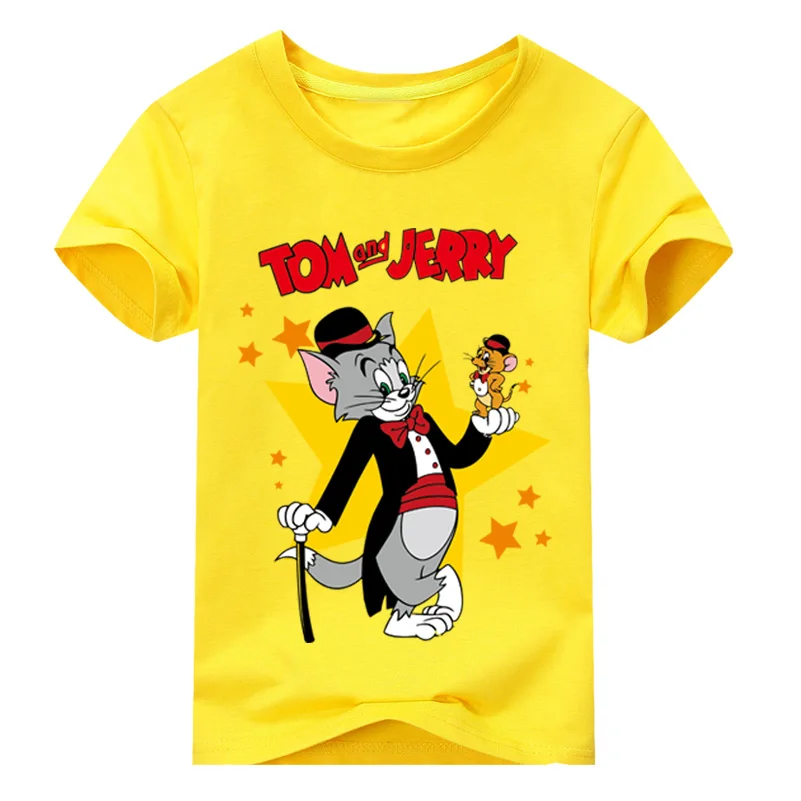TOM et JERRY dessin animé Inspiré Enfants Garçons Filles Nouveauté T-Shirt Cadeau