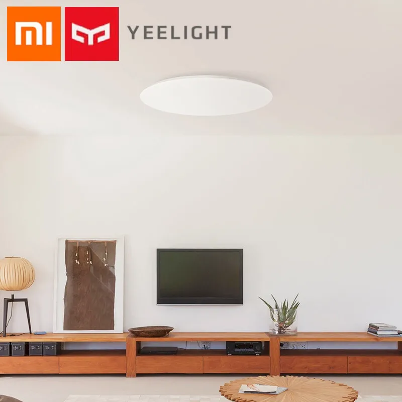 Xiaomi потолочный светильник Yeelight светильник 480 Smart APP/WiFi/Bluetooth светодиодный потолочный светильник 200-240 в пульт дистанционного управления Google Home