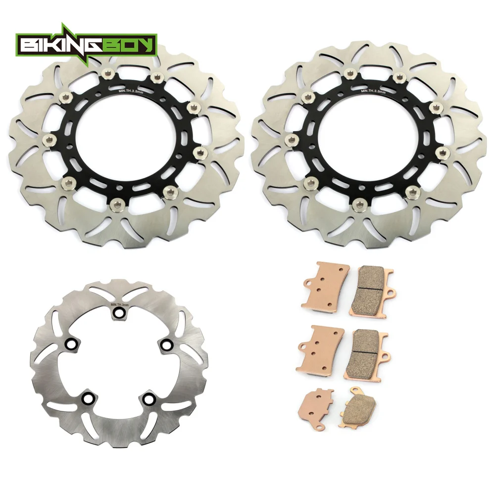 

BIKINGBOY Motorcycle Front Rear Brake Disk Disc Rotor Pad for YAMAHA YZF R1 R1 YZF-R1 YZF-R6 YZF 1000 600 YZFR1 YZFR6 05-2016 15