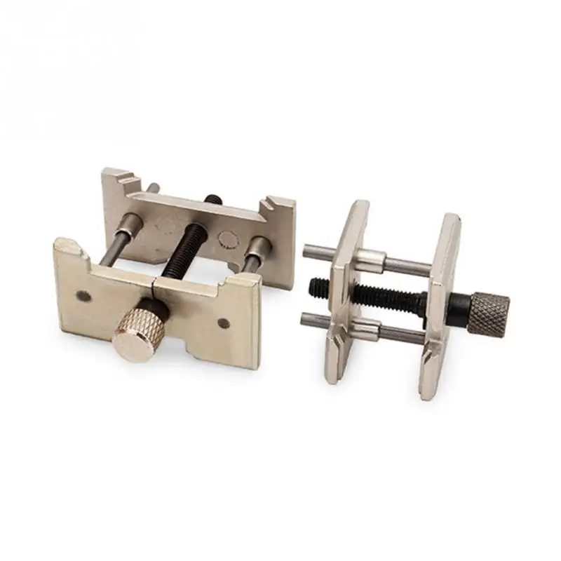 

2pcs Portable Chromium Vanadium Steel Mini Vise Table Craft Jewelry Clamp Vise Watch Repair Tool with Adjustable Jaw