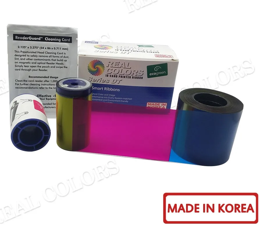 10 Pieces Compatible Datacard SD260 Ribbon 534000 003 YMCKT 500